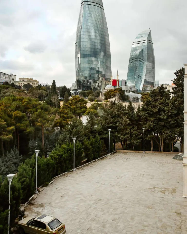 City skyline view for Azerbaijan e-Visa application
