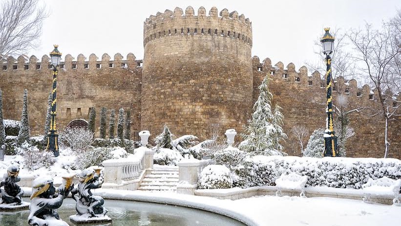 Traveling through winter Azerbaijan Winter trip to Azerbaijan